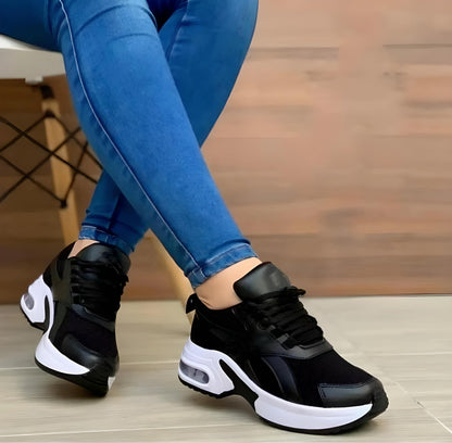 Women's Sneakers – Ergonomic Fit – Breathable Material – Low Top – Shock-Absorbing Sole
