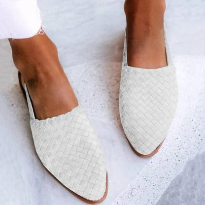 Elvira - Designer casual skinnsandaler med stropp bak