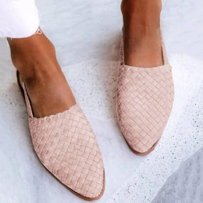 Elvira - Designer casual skinnsandaler med stropp bak